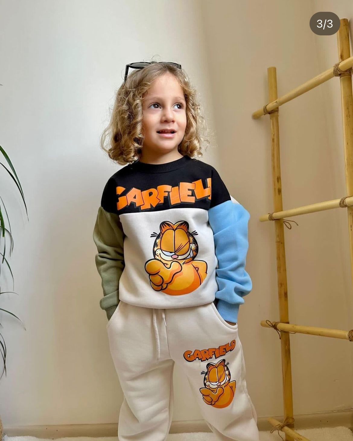 GARFIELD ERKEK TAKIM (ŞARDONLU)