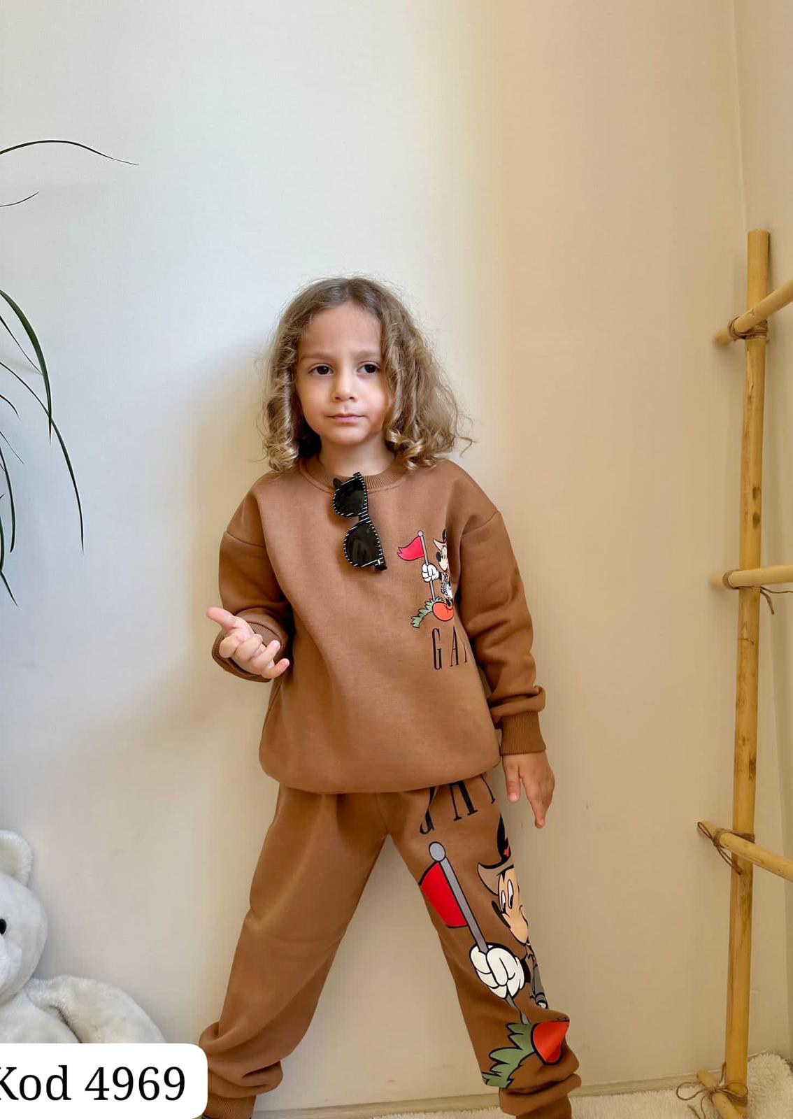 KAHVERENGİ ERKEK TAKIM(ŞARDONLU)