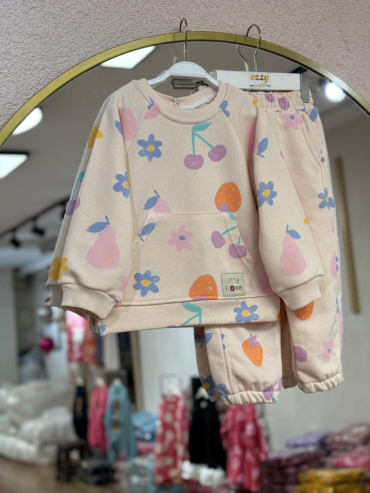 MEYVE DESENLİ İKİLİ TAKIM