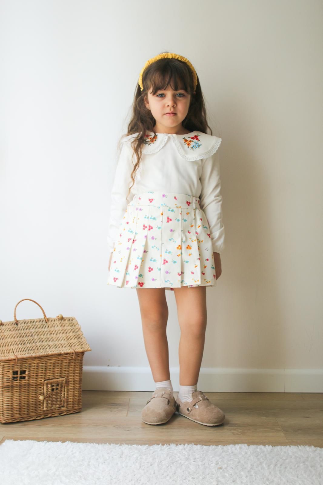 ÇİÇEKLİ KIZ İKİLİ TAKIM