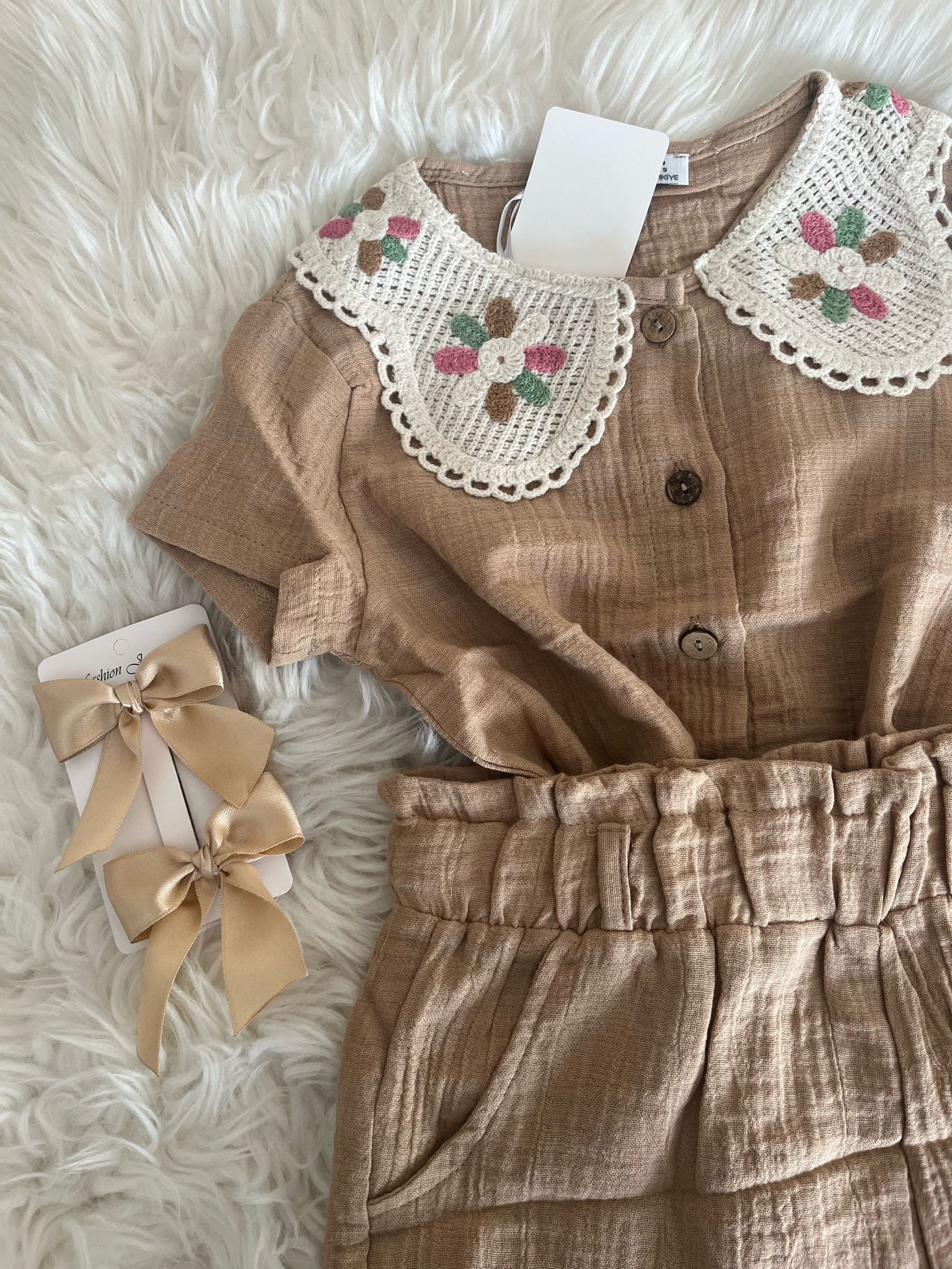 müslin ikili takım