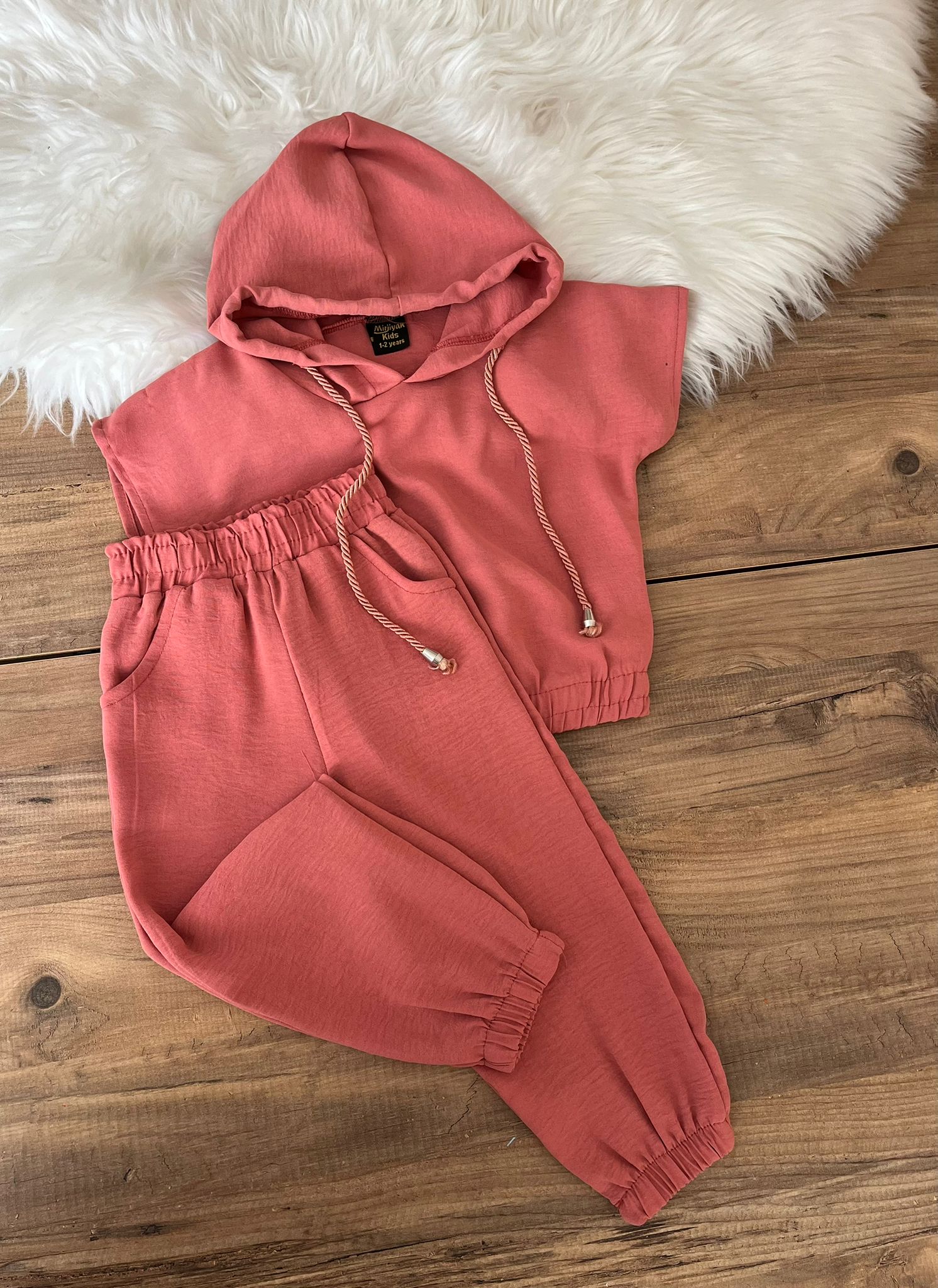 gül kurusu ikili takım