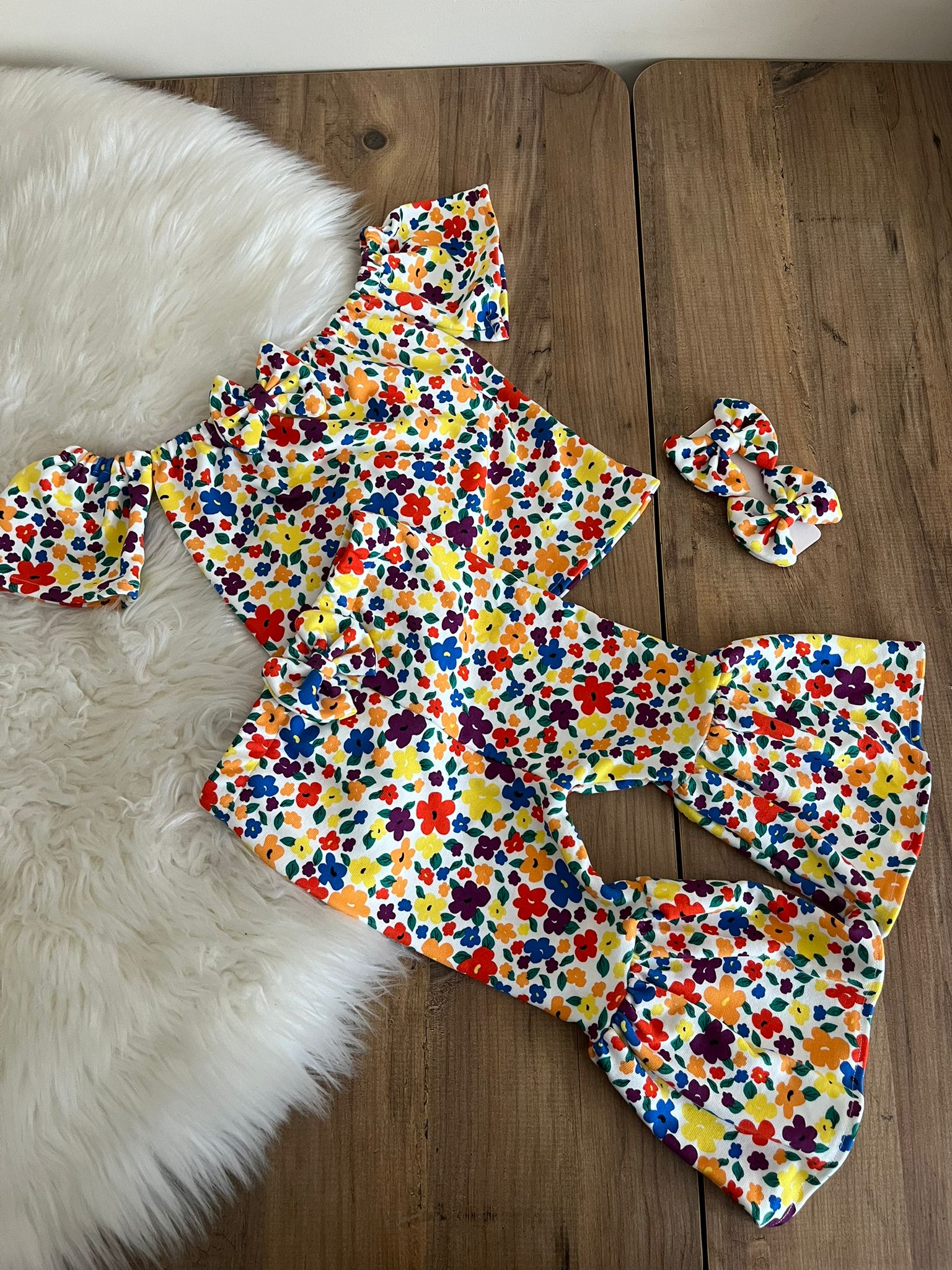 yazlık çiçekli takım