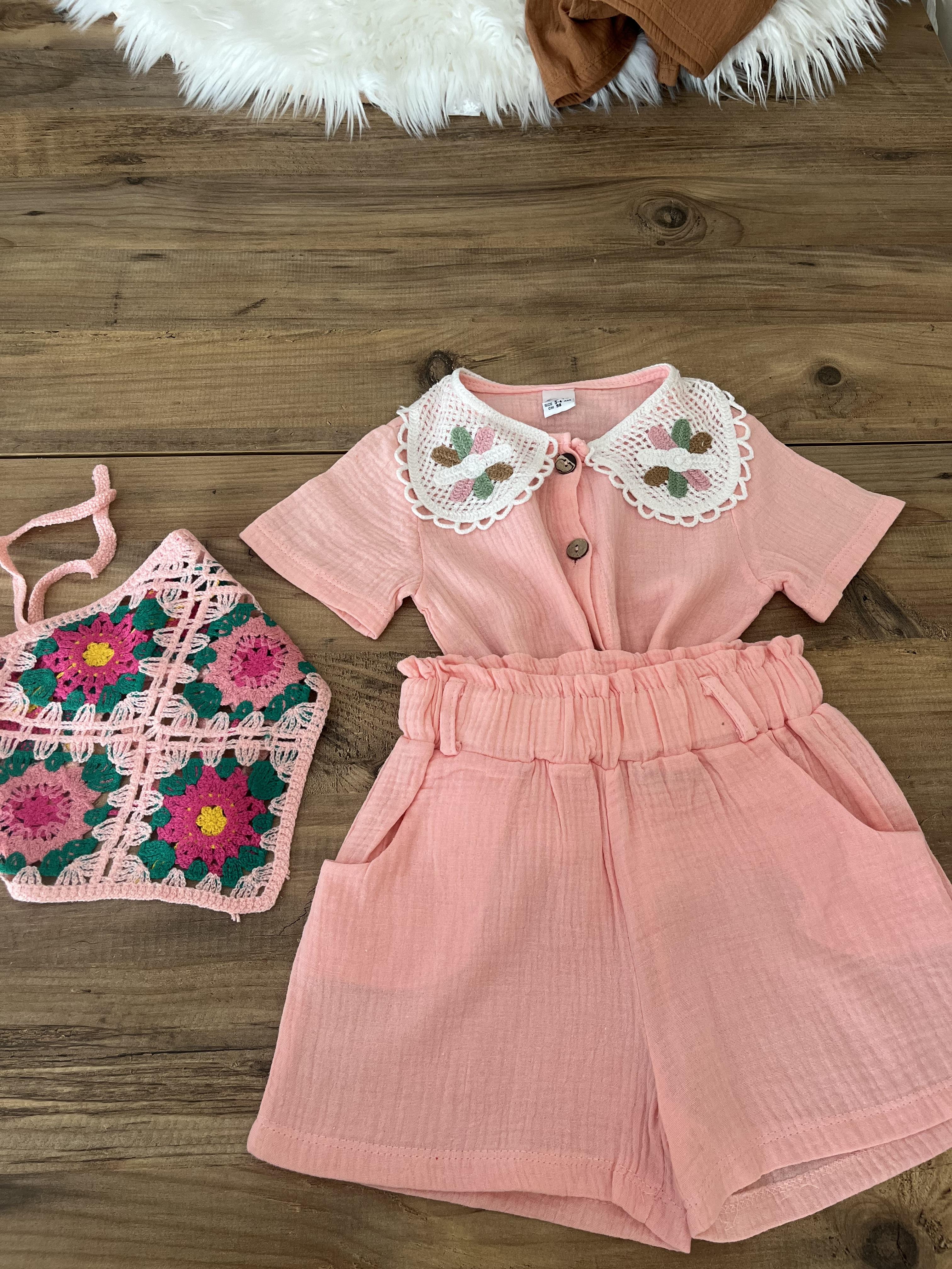 Pembe Müslin takım